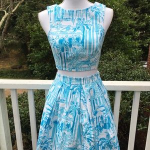 Lilly Pulitzer Melody Two Piece Dress Set La Via Loca